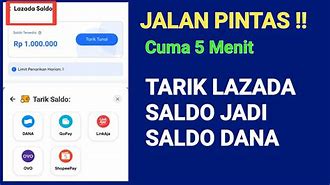 Tautkan Lazada Ke Dana